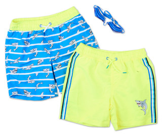 Thumbnail 2: BCOOL Little Boys 2 Pc Swim Shorts 
