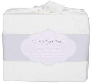 Thumbnail 1: ENCHANTE King Size 4 Pc Sheet Set 
