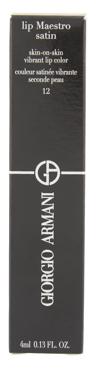 Thumbnail 2: Giorgio Armani Lip Maestro Satin Long-Lasting Lipstick 