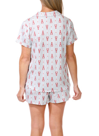 Thumbnail 4: Lucky Brand Women's 2 Pc Pajama Shorts Set 