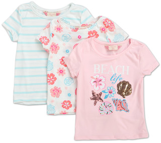 Thumbnail 1: B TWEEN Little Girls 3 Pk Tees 