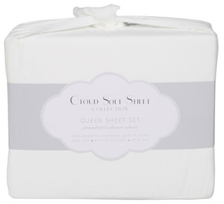 Thumbnail 1: ENCHANTE Queen Size 4 Pc Sheet Set 