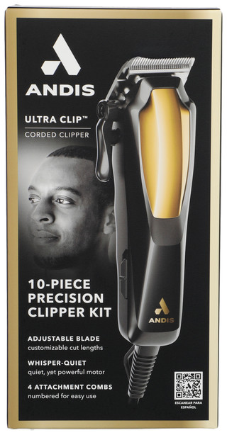 Thumbnail 1: Andis 10 Pc Precision Clipper Kit 