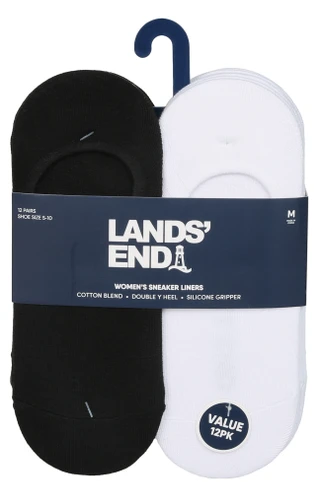 Thumbnail 1: Lands End Women's 12 Pk Low Cut Socks  