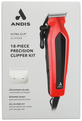 Thumbnail 1: Andis 18 Pc Precision Clipper Kit 