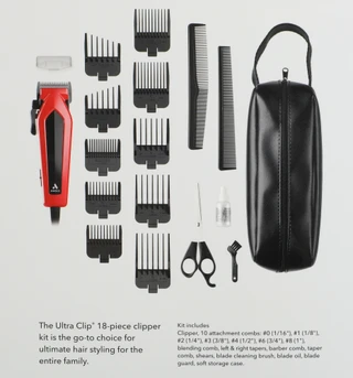 Thumbnail 3: Andis 18 Pc Precision Clipper Kit 