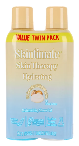 Thumbnail 1: SKINTIMATE 2 Pk Skin Therapy Hydrating Moisturizing Shave Gel 