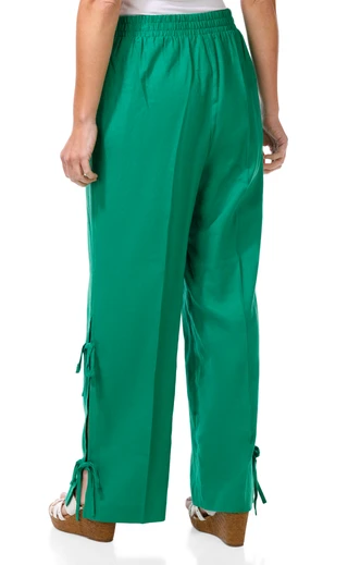 Thumbnail 2: NINE WEST Women's Linen Wide Leg Pants 