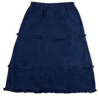 Thumbnail 2: Cupio Blush Women's 3 Tier Ruffled Midi Skirt 
