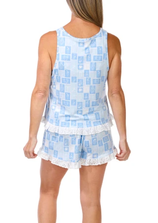 Thumbnail 2: PJ Couture Women's 2 Pc Pajama Shorts Set 