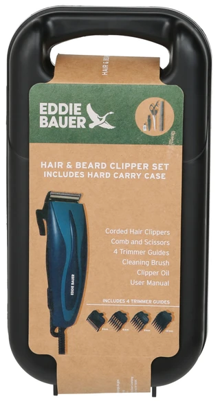 Thumbnail 1: Eddie Bauer Men's Hair & Beard Clipper Set 