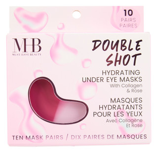 Thumbnail 1: MUST HAVE BEAUTY 10 Pk Double Shot Hydrating Under Eye Masks 