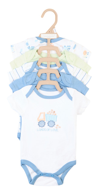 Thumbnail 1: Chick Pea Baby Boys 5 Pk Creepers 