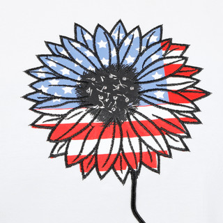 Thumbnail 2: Kiss & Fly Plus Short Sleeve Americana Sunflower Top 