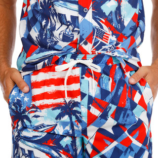 Thumbnail 2: REEL LEGENDS Short Sleeve Americana Pocket Shirt 