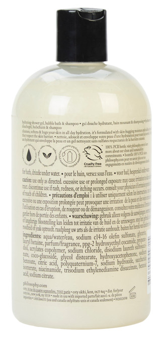 Thumbnail 2: Philosophy 16 oz Fresh Cream & Mint Scented Shower Gel 