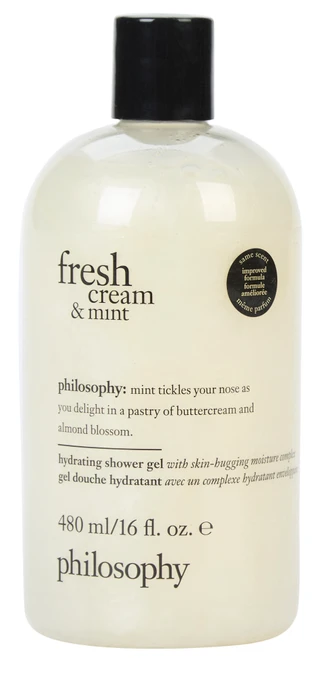 Thumbnail 1: Philosophy 16 oz Fresh Cream & Mint Scented Shower Gel 
