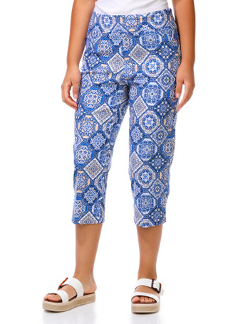 Thumbnail 1: Coral Bay Women's 21 in Print Capris 