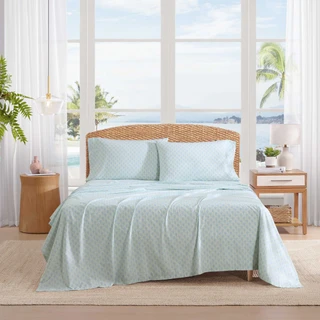 Thumbnail 2: TOMMY BAHAMA Coastal Bay Cotton Sheet Set 