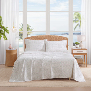 Thumbnail 1: TOMMY BAHAMA Pickleball Palm Cotton Sheet Set 