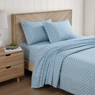 Thumbnail 7: TOMMY BAHAMA  Coastal Batik Cotton Sheet Set 