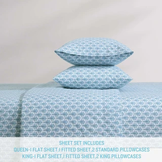 Thumbnail 16: TOMMY BAHAMA  Coastal Batik Cotton Sheet Set 