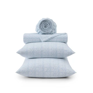 Thumbnail 4: TOMMY BAHAMA  Palm Tree Ikat Cotton Sheet Set 