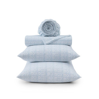 Thumbnail 5: TOMMY BAHAMA  Palm Tree Ikat Cotton Sheet Set 
