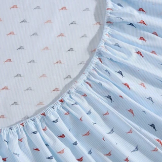 Thumbnail 6: TOMMY BAHAMA Iconic Marlin Cotton Sheet Set 