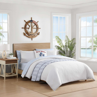Thumbnail 2: TOMMY BAHAMA Iconic Marlin Cotton Sheet Set 