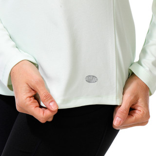 Thumbnail 3: REEL LEGENDS Women's Long Sleeve Freeline Mandarin Top 