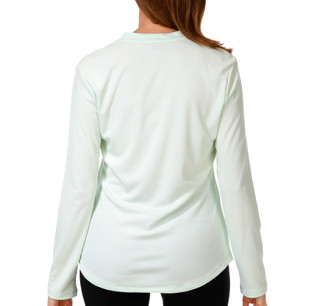 Thumbnail 4: REEL LEGENDS Women's Long Sleeve Freeline Mandarin Top 