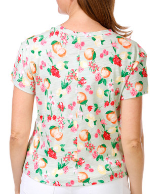 Thumbnail 3: Blue Sol Shortt Sleeve Fruit Crop Tee 