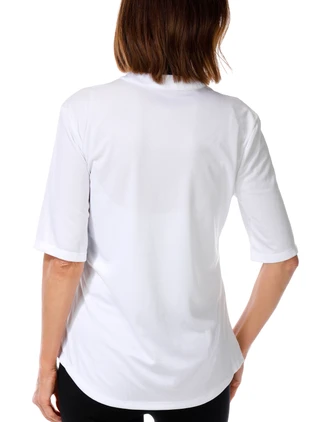 Thumbnail 2: REEL LEGENDS Women's Elbow Sleeve Freeline Mandarin Top 