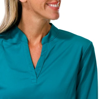 Thumbnail 2: REEL LEGENDS Women's Elbow Sleeve Freeline Mandarin Top 