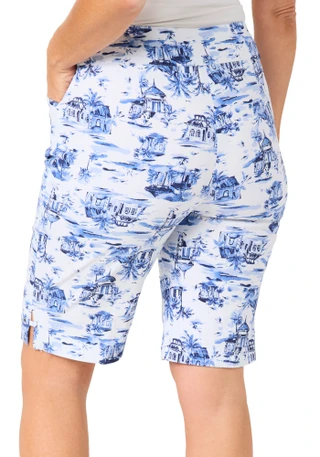 Thumbnail 2: Coral Bay Women's Print Bermuda Shorts 