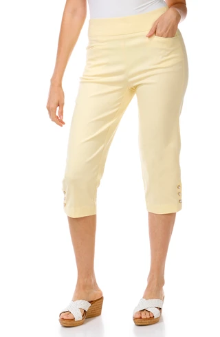 Thumbnail 1: Coral Bay Petite Solid Capris  