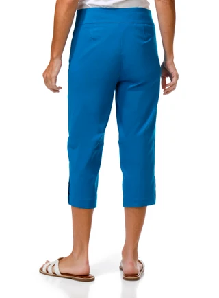 Thumbnail 2: Coral Bay Petite Solid Capris  