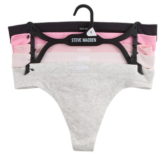 Thumbnail 1: Steve Madden Women's 5 Pk Seamless Thongs 