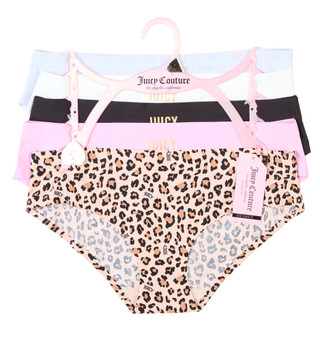 Thumbnail 1: Juicy Couture Juniors 5 Pk Hipster Panties 