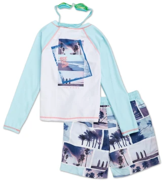 Thumbnail 2: BCOOL Boys 3 Pc Swims Shorts Set  