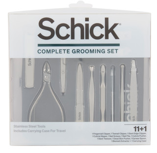 Thumbnail 1: SCHICK 12 Pc Complete Grooming Set 