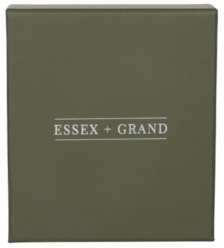 Thumbnail 2: Essex + Grand  Men's Stainless Steel Cross Dog Tag Necklace 
