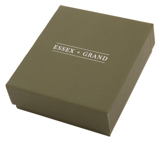 Thumbnail 2: Essex + Grand  Men's Stainless Steel Cross Dog Tag Necklace 