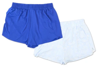 Thumbnail 3: No Comment Girls 2 Pk Double Layer Butterfly Shorts 