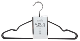 Thumbnail 1: SIMPLIFY 12 Pk Non Slip Coated Metal Hangers 