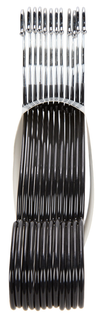 Thumbnail 2: SIMPLIFY 12 Pk Non Slip Coated Metal Hangers 