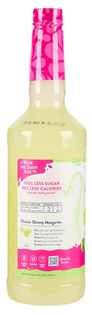 Thumbnail 2: Jordan's Skinny Mixes 32 oz Classic Margarita Skinny Syrup 