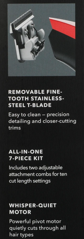 Thumbnail 2: Andis Men's 7 Pc T-Blade Trimmer Kit 