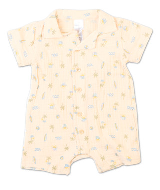 Thumbnail 1: Chick Pea Baby Boys Tropical Romper 